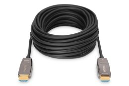Kabel połączeniowy hybrydowy HDMI 2.1 Ultra High Speed 8K60Hz UHD HDMI A/HDMI A M/M czarny 10m