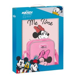 Zestaw Papeterii Minnie Mouse Loving Różowy A4 2 Części