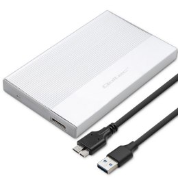 Obudowa | Kieszeń na dysk SSD HDD 2.5 cala| SATA | USB 3.0 | Super speed 5Gb/s | 2TB | Srebrna