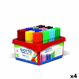 Zestaw markerów Giotto Turbo Color Wielokolorowy (4 Sztuk)
