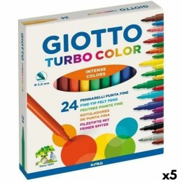 Zestaw markerów Giotto Turbo Color Wielokolorowy (5 Sztuk)