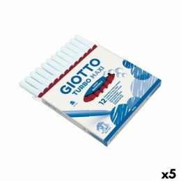 Zestaw markerów Giotto Turbo Maxi Czerwony (5 Sztuk)