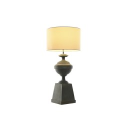 Lampa stołowa Home ESPRIT Biały Szary Żywica 35,5 x 35,5 x 79 cm