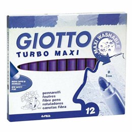 Zestaw markerów Giotto Turbo Maxi Fiolet (5 Sztuk)