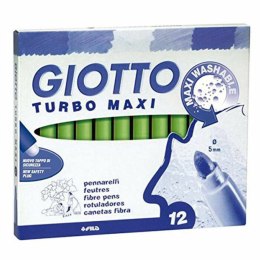Zestaw markerów Giotto Turbo Maxi Jasny Zielony (5 Sztuk)