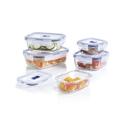 Hermetyczne pudełko na lunch Luminarc Pure Box Active 16 x 11 cm 820 ml Dwuowy Szkło (6 Sztuk)