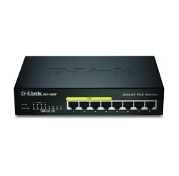 8-PORT 10/100/1000 LAYER2 POE/SWITCH 802.3AF IN