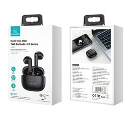 Słuchawki Bluetooth TWS 5.2 NX10 Series Dual microfon czarne