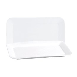 Półmisek Kuchenny Quid Basic Prostokątny Ceramika Biały (25,9 x 15 cm) (6 Sztuk)