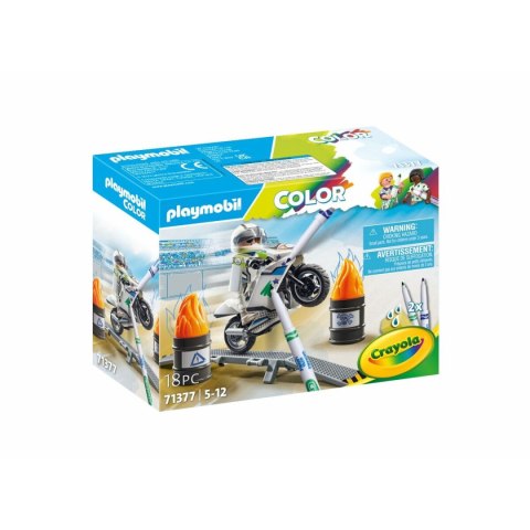 Playset Playmobil Color Motocykl 18 Części