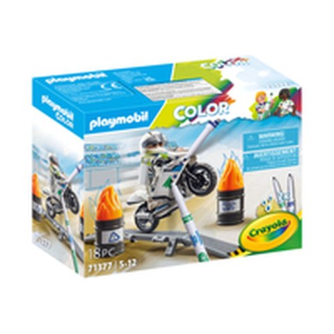 Playset Playmobil Color Motocykl 18 Części