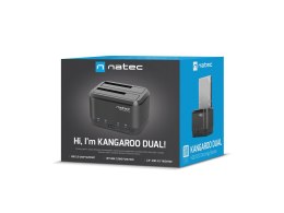 Stacja dokująca HDD Natec Kangaroo Dual 2.5/3,5cala USB 3.0 + Zasilacz