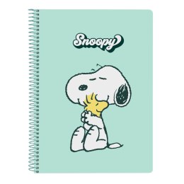 Notatnik Snoopy Groovy Kolor Zielony A5 80 Kartki
