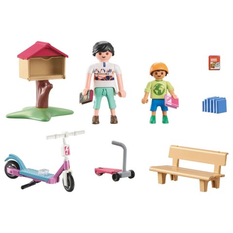 Playset Playmobil Color Motocykl 25 Części