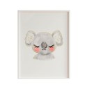 Obraz Crochetts Wielokolorowy Drewno MDF 33 x 43 x 2 cm Koala