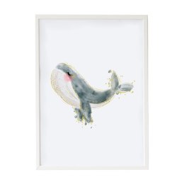 Obraz Crochetts Wielokolorowy Drewno MDF 33 x 43 x 2 cm Wieloryba