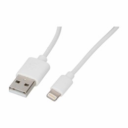 Kabel USB do Lightning All Ride Biały 1,2 m