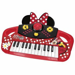 Pianino zabawka Minnie Mouse Czerwony Elektroniczne