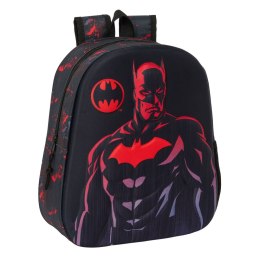 Plecak dziecięcy 3D Batman Czarny 27 x 33 x 10 cm