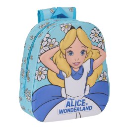 Plecak dziecięcy 3D Clásicos Disney Alice in Wonderland Błękitne niebo 27 x 33 x 10 cm