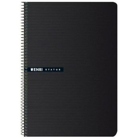 Notatnik ENRI Status Czarny A4 Arkusz 100 Kartki (5 Sztuk)