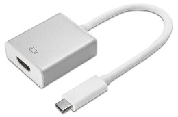 Adapter USB Type-C Maclean, HDMI 1080p 4k@30Hz HDCP 2.2, Metalowa obudowa MCTV-841