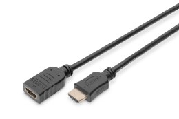 Kabel przedłużający HDMI 1.4 High Speed Ethernet 1080p60Hz FHD HDMI A/HDMI A M/Ż czarny 3m