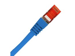 Patch-cord F/UTP kat.6 PVC 3.0m niebieski ALANTEC