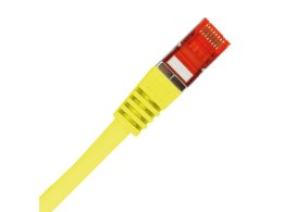 Patch-cord F/UTP kat.6 PVC 5.0m żółty ALANTEC