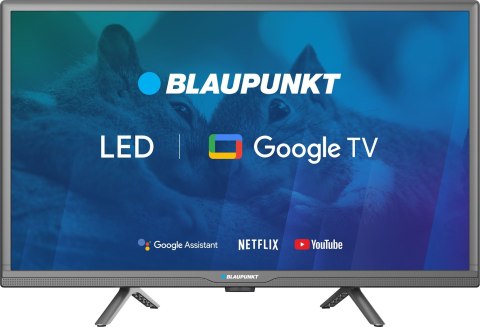 TV 24" Blaupunkt 24HBG5000S HD LED, GoogleTV, Dolby Digital, WiFi 2,4-5GHz, BT, czarny