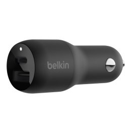 BELKIN 37W DUAL CAR CHARGER 25W/USB-C WITH POWER DELIVERY 12W US