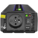 QOLTEC PRZETWORNICA NAPIĘCIA MONOLITH 1200 MS WAVE | 12V NA 230V | 600/1200W | USB