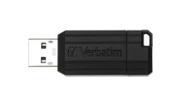 USB DRIVE 2.0 PIN STRIPE 8GB/BLACK READ UP TO 11MB/SEC