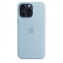 Etui silikonowe z MagSafe do iPhonea 15 Pro Max - jasnoniebieskie