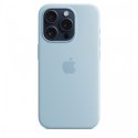 Etui silikonowe z MagSafe do iPhonea 15 Pro - jasnoniebieskie