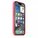Etui silikonowe z MagSafe do iPhonea 15 Pro - różowe