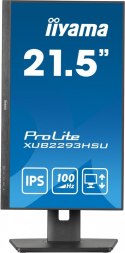 Monitor 21.5 cala ProLite XUB2293HSU-B6 IPS,100Hz,HAS(150mm),1ms,HDMI,DP,2xUSB, FreeSync,2x2W,PIVOT