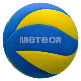 Piłka siatkowa Meteor Eva niebiesko-żółta 10070