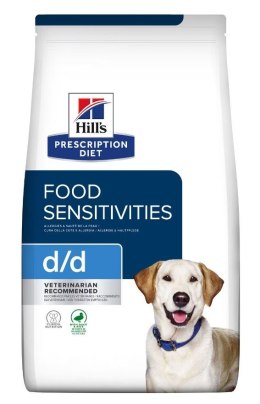 Hill's PD d/d food sensitivities, duck and rice, dla psa 1.5 kg