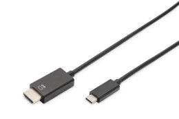 Kabel USB C/HDMI M/M czarny 5m USB 3.1 SuperSpeed+ 4K 60Hz