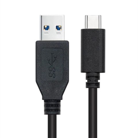 Kabel USB A na USB-C NANOCABLE 10.01.4002 Czarny 2 m (1 Sztuk)