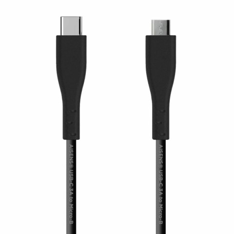 Kabel USB-C Aisens A107-0350 Czarny 2 m (1 Sztuk)