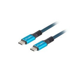 Kabel USB C Lanberg Niebieski 50 cm