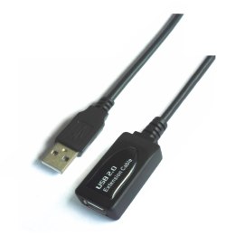 Adapter USB Aisens A101-0020 15 m Czarny USB 2.0