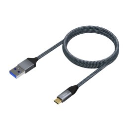 Kabel USB A na USB-C Aisens A107-0630 50 cm Szary