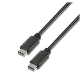 Kabel USB-C Aisens A107-0055 Czarny 50 cm