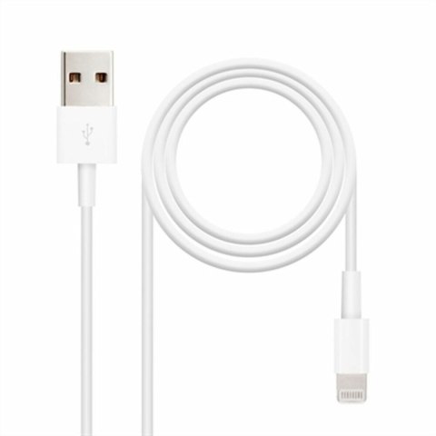 Kabel do Danych/Ładowania z USB NANOCABLE 10.10.0400 Biały 50 cm (1 Sztuk)