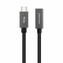 Kabel z rozgałęźnikiem USB-C NANOCABLE 10.01.4401-L150 Czarny 1,5 m