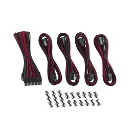 CableMod Classic ModMesh Cable Extension Kit - Seria 8+8 - czarny/czerwony