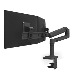 Ergotron LX Desk Dual Direct Arm - uchwyt biurkowy na dwa monitory (czarny)